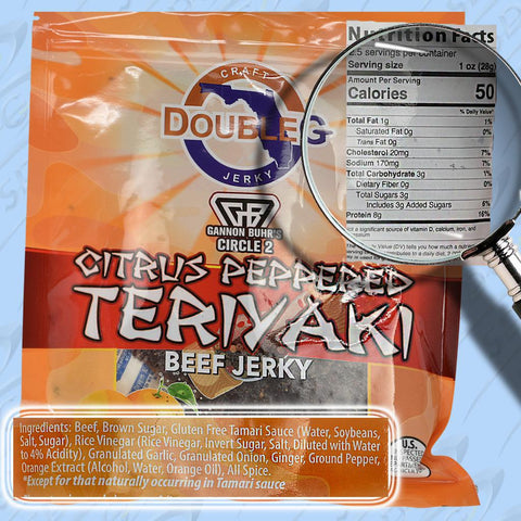 DoubleG Gannon Buhr's Citrus Peppered Teriyaki Beef Jerky