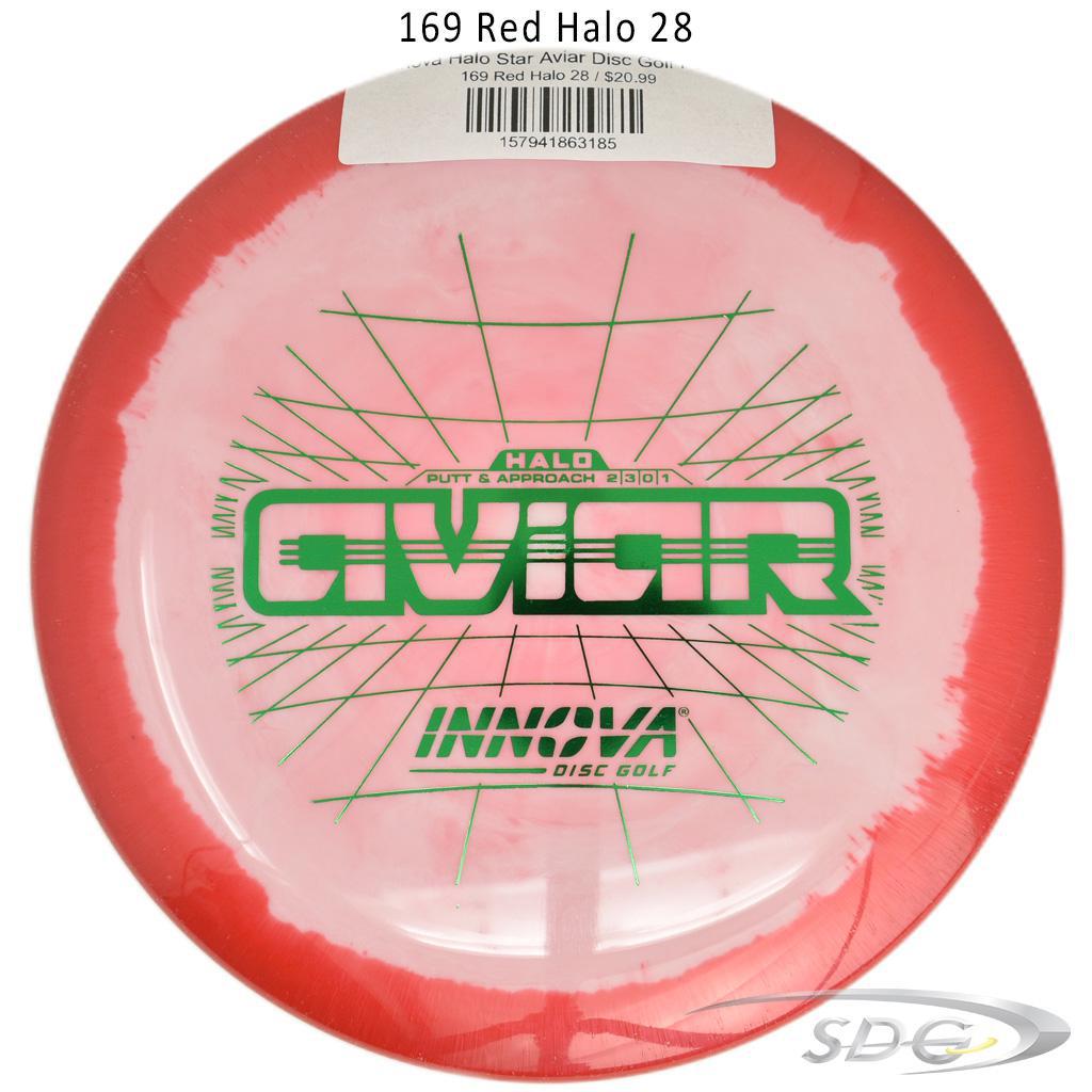innova-halo-star-aviar-disc-golf-putter 169 Red Halo 28 