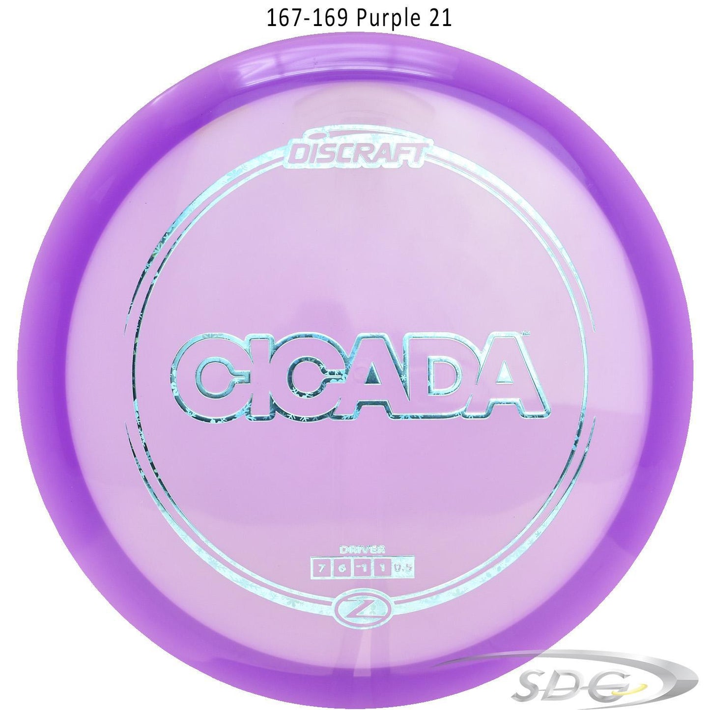 discraft-z-line-cicada-disc-golf-fairway-driver 167-169 Purple 21