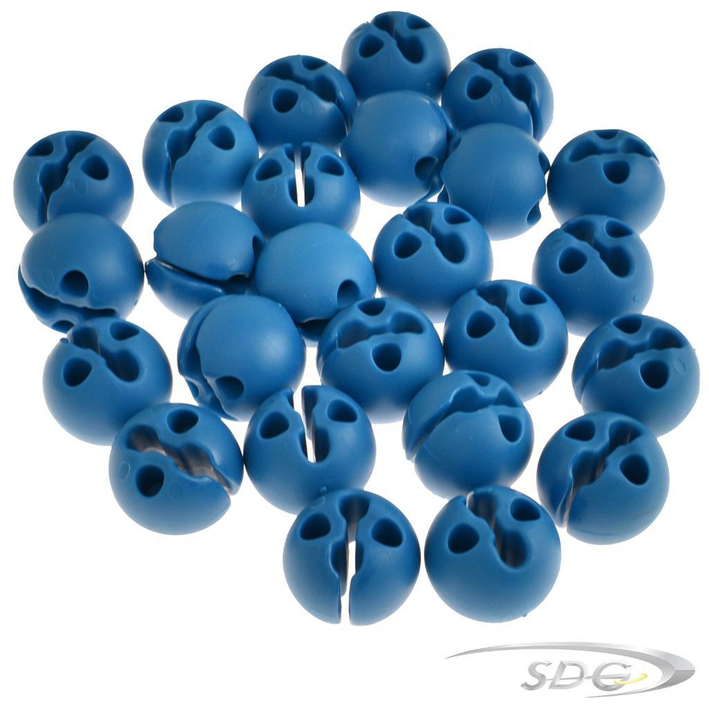 Collection of Disc Dots Putting Aid Target in Deep Sea Blue Color