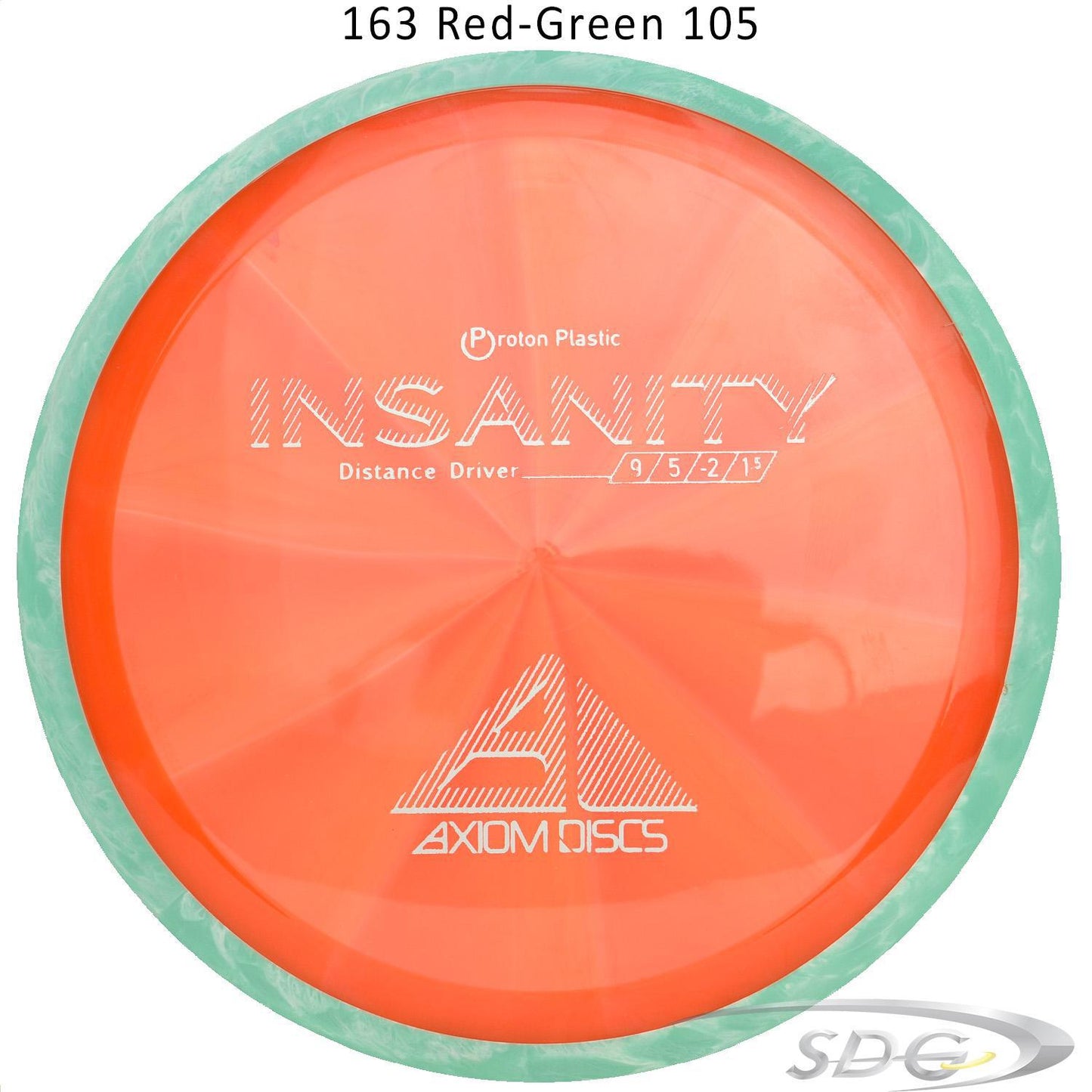 axiom-proton-insanity-disc-golf-distance-driver 163 Red-Green 105