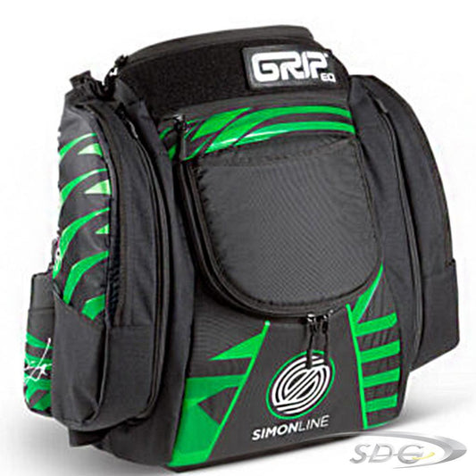 gripeq-ax5-simon-lizotte-simon-line-signature-series-disc-golf-bag Emerald Green 