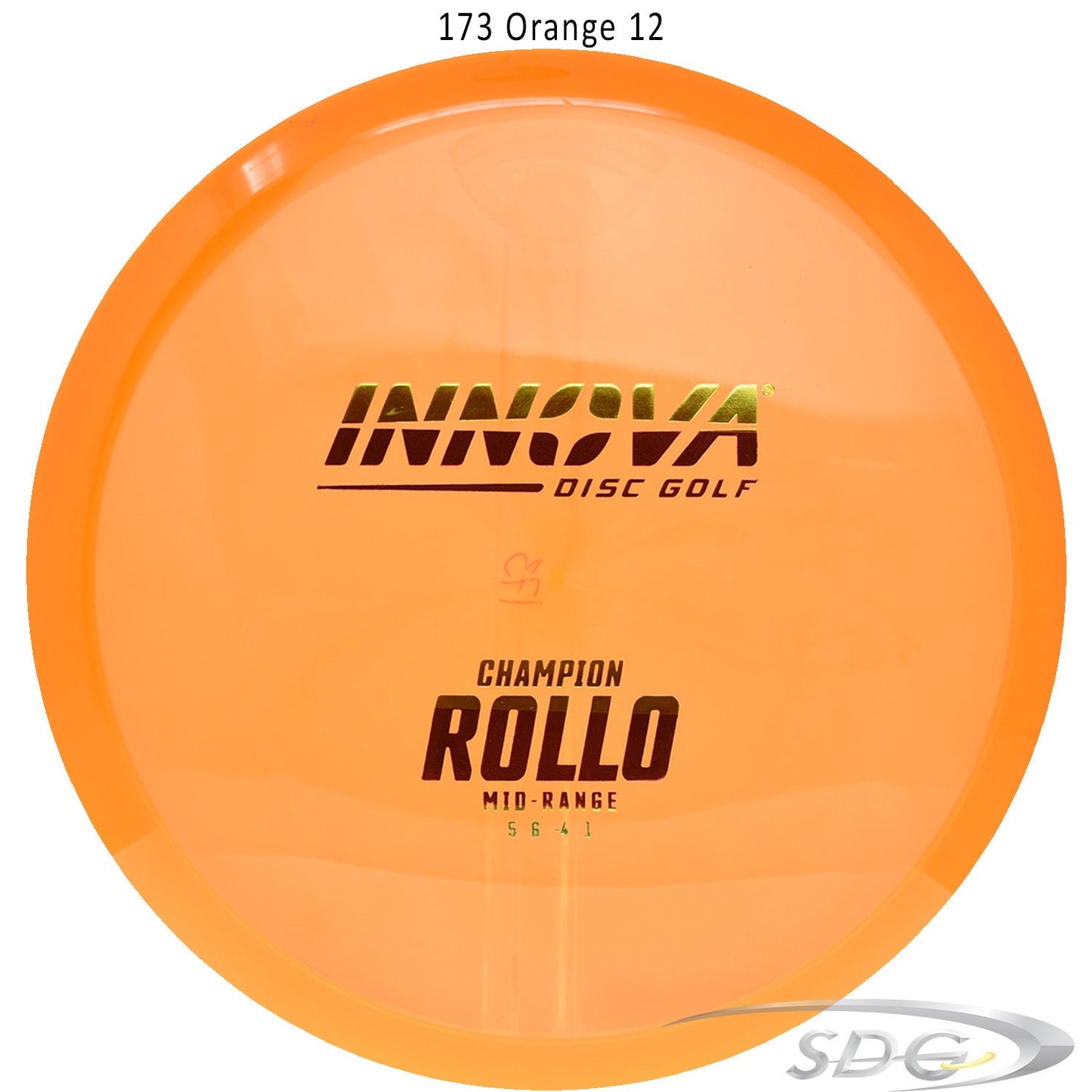 innova-champion-rollo-disc-golf-mid-range 173 Orange 12 