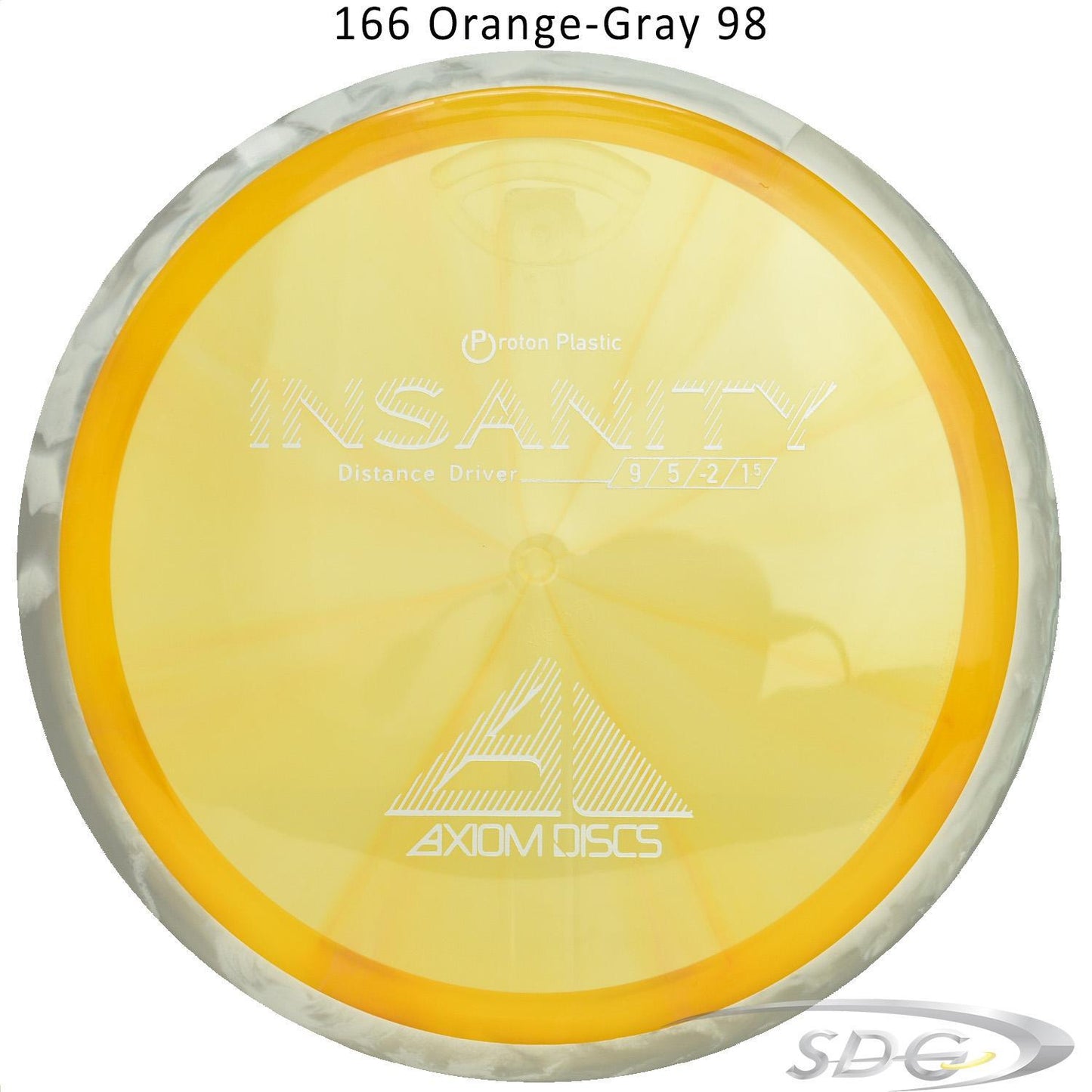 axiom-proton-insanity-disc-golf-distance-driver 166 Orange-Gray 98