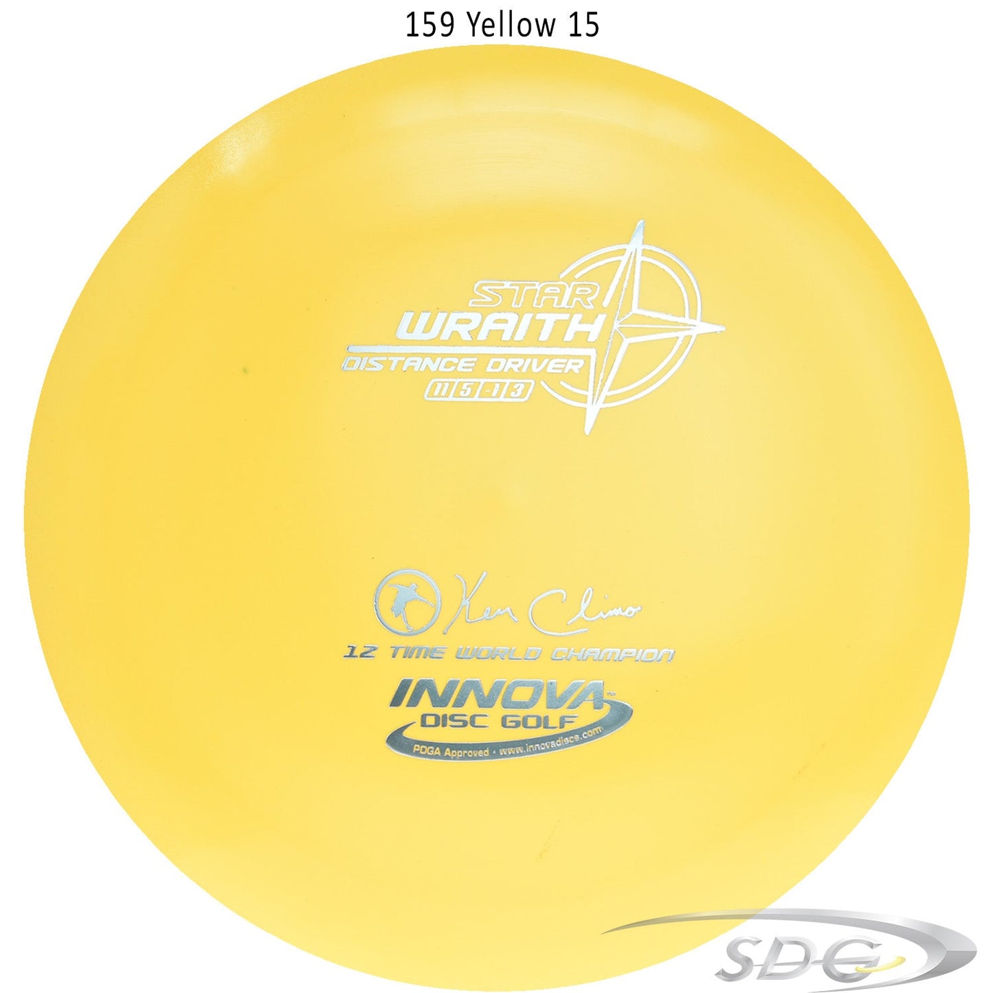 innova-star-wraith-disc-golf-distance-driver 159 Yellow 15 