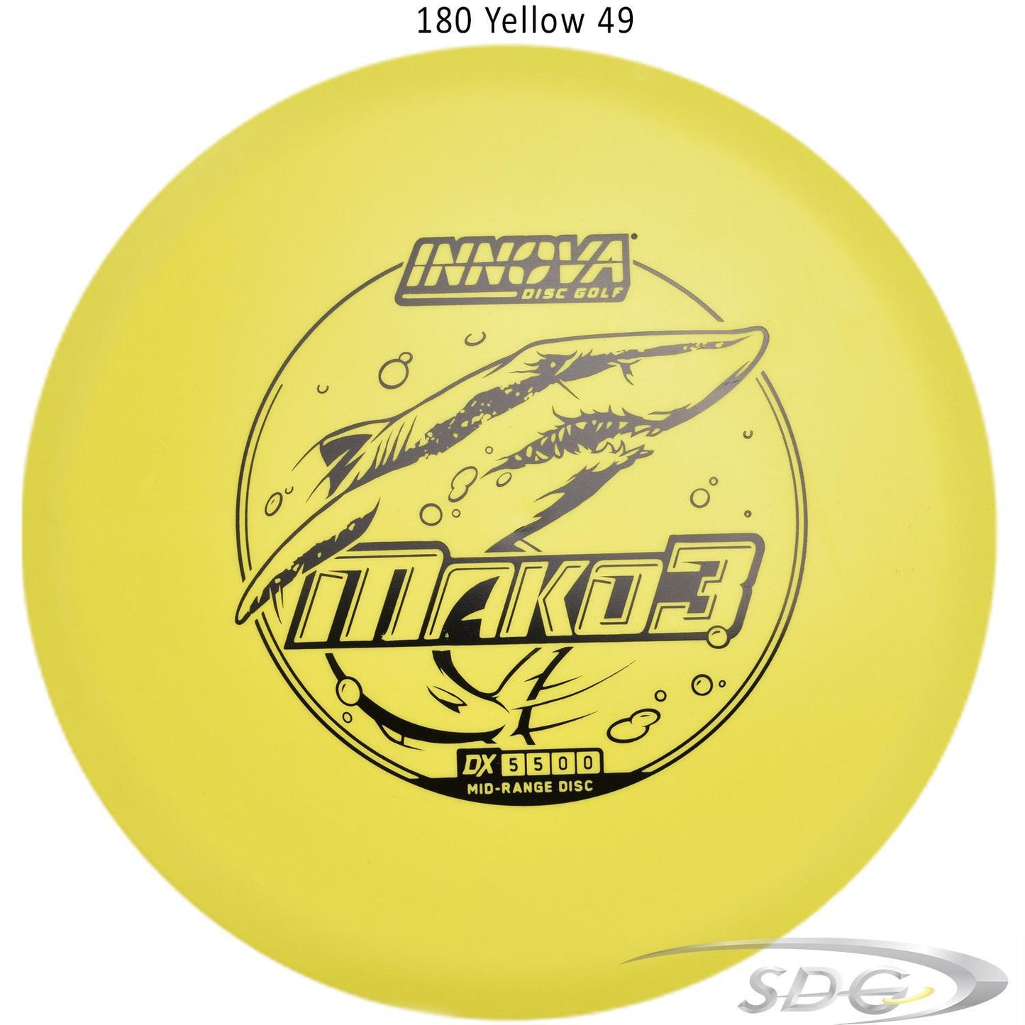 innova-dx-mako3-disc-golf-mid-range 180 Yellow 49 