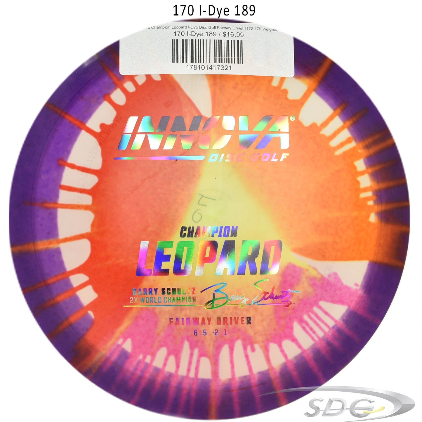innova-champion-leopard-i-dye-disc-golf-fairway-driver 170 I-Dye 189 