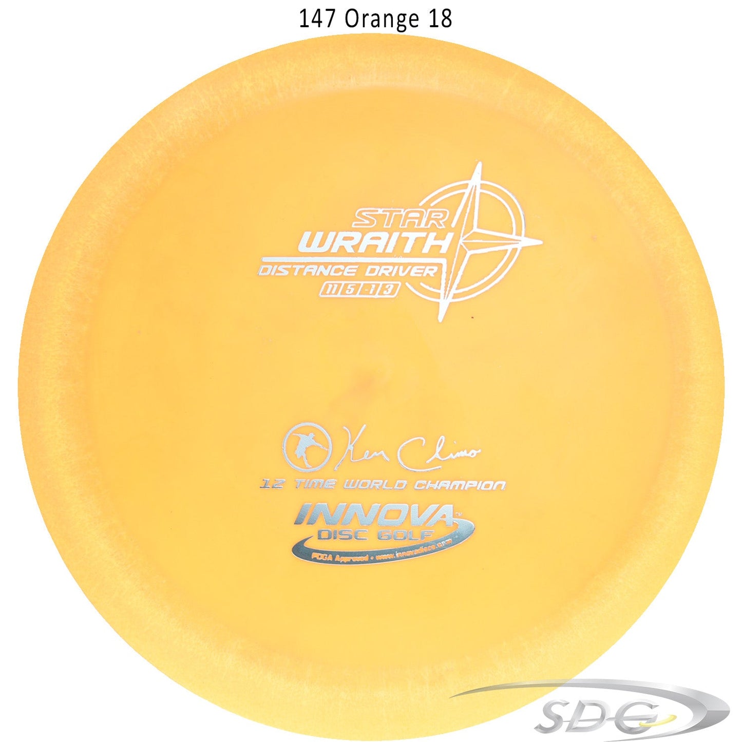 innova-star-wraith-disc-golf-distance-driver 147 Orange 18 