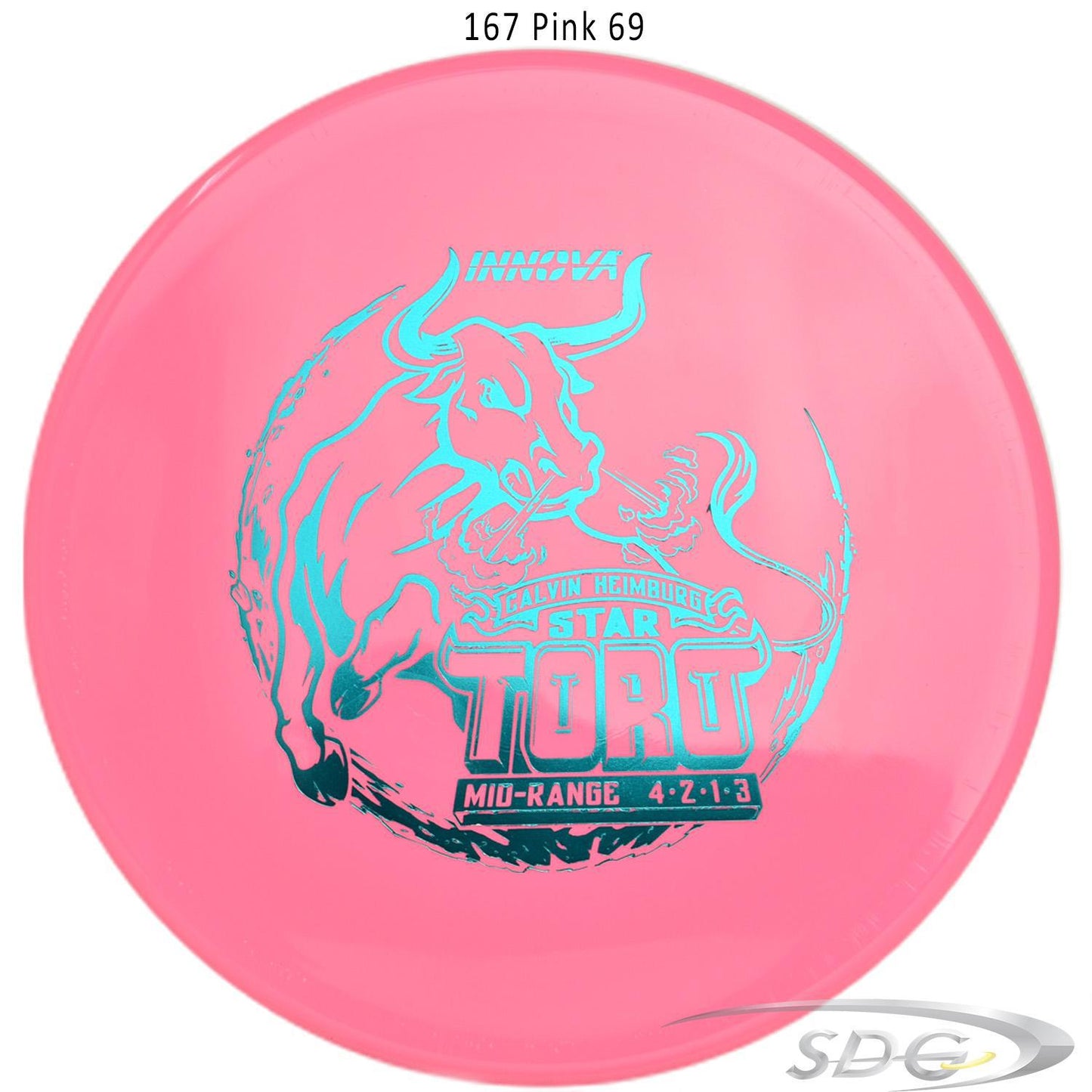 innova-star-toro-calvin-heimburg-signature-disc-golf-mid-range 167 Pink 69 