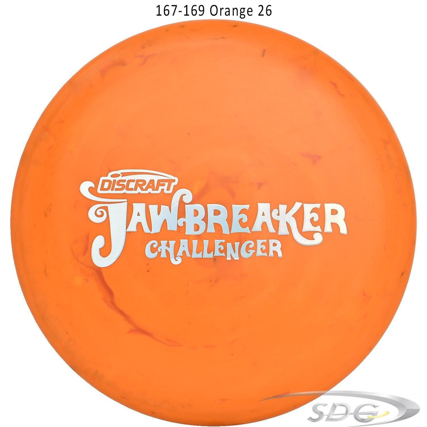 discraft-jawbreaker-challenger-disc-golf-putter 167-169 Orange 26