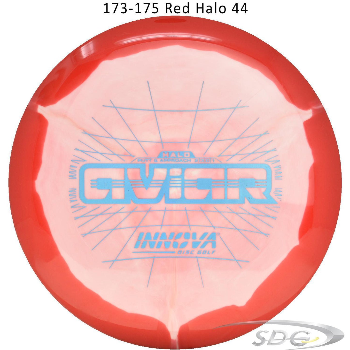 innova-halo-star-aviar-disc-golf-putter 173-175 Red Halo 44 