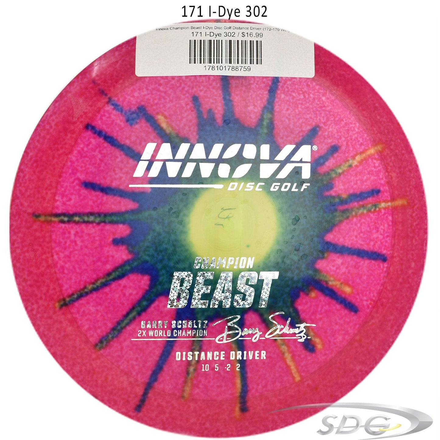innova-champion-beast-i-dye-disc-golf-distance-driver 171 I-Dye 302