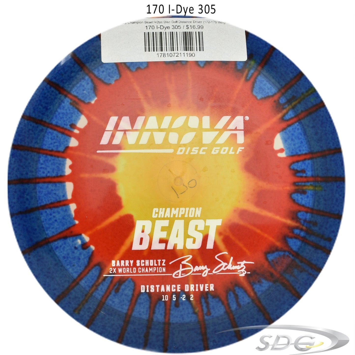 innova-champion-beast-i-dye-disc-golf-distance-driver 170 I-Dye 305