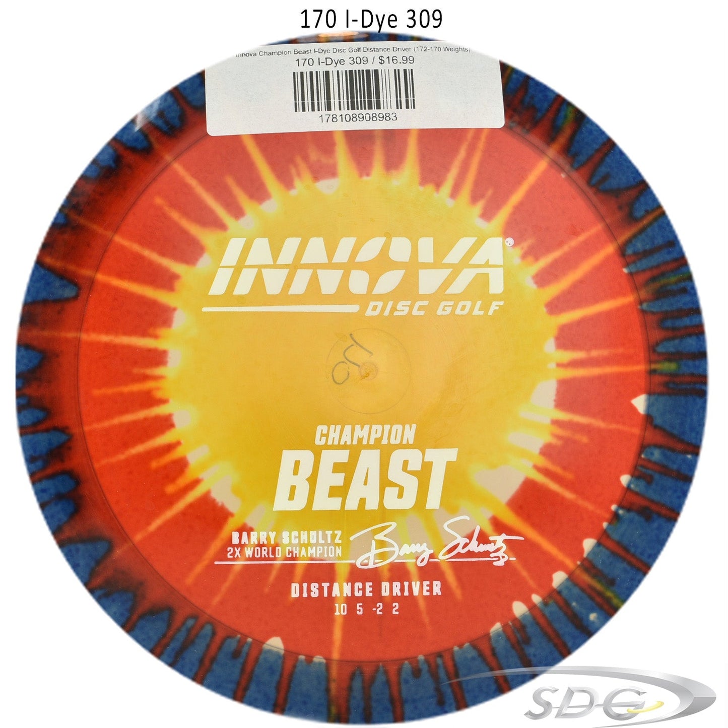 innova-champion-beast-i-dye-disc-golf-distance-driver 170 I-Dye 309