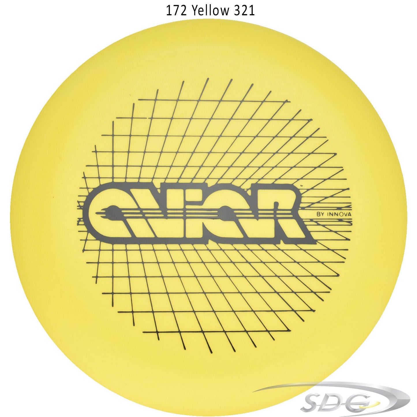 innova-dx-aviar-classic-grid-stamp-disc-golf-putter 172 Yellow 321 