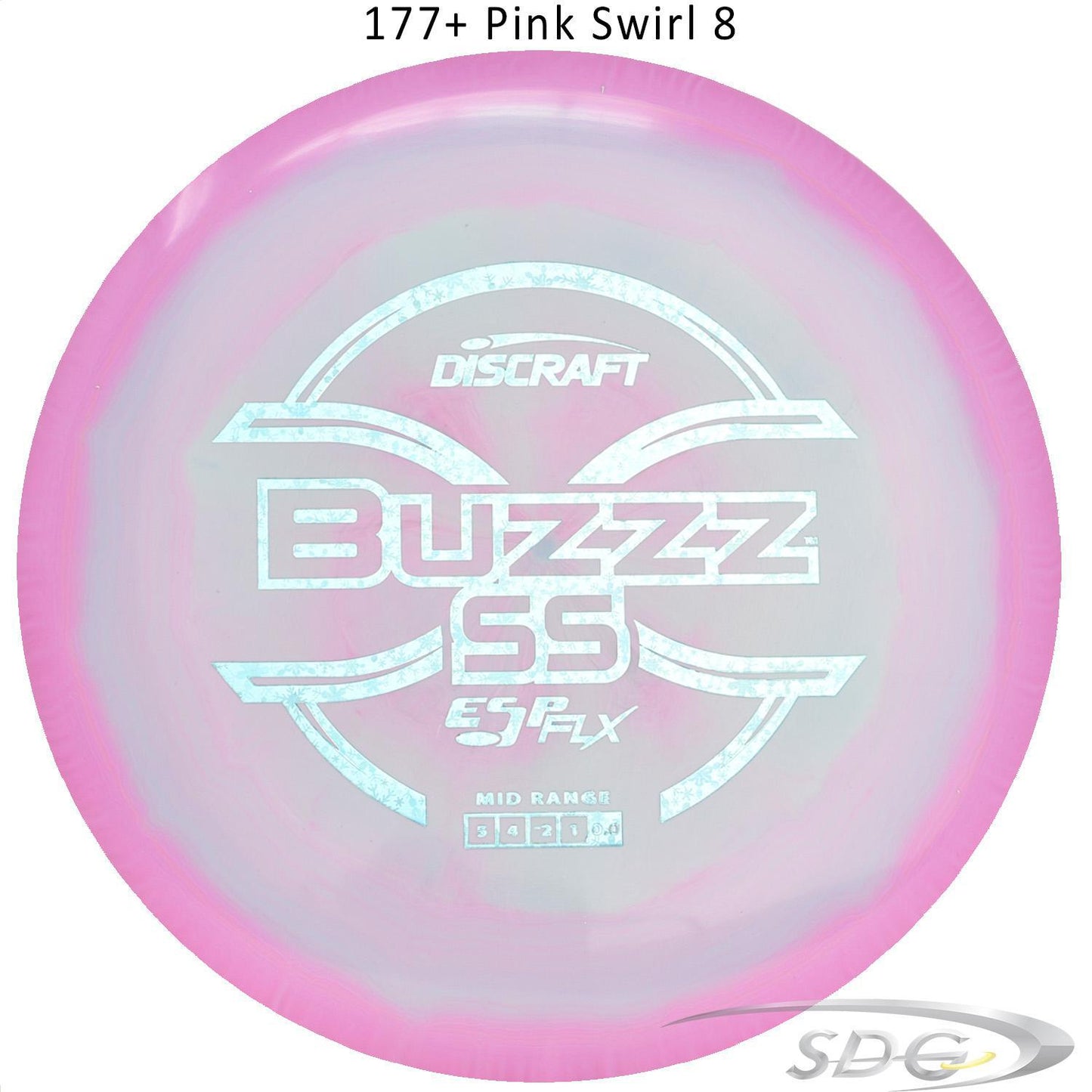 discraft-esp-flx-buzzz-ss-disc-golf-mid-range 177+ Pink Swirl 8