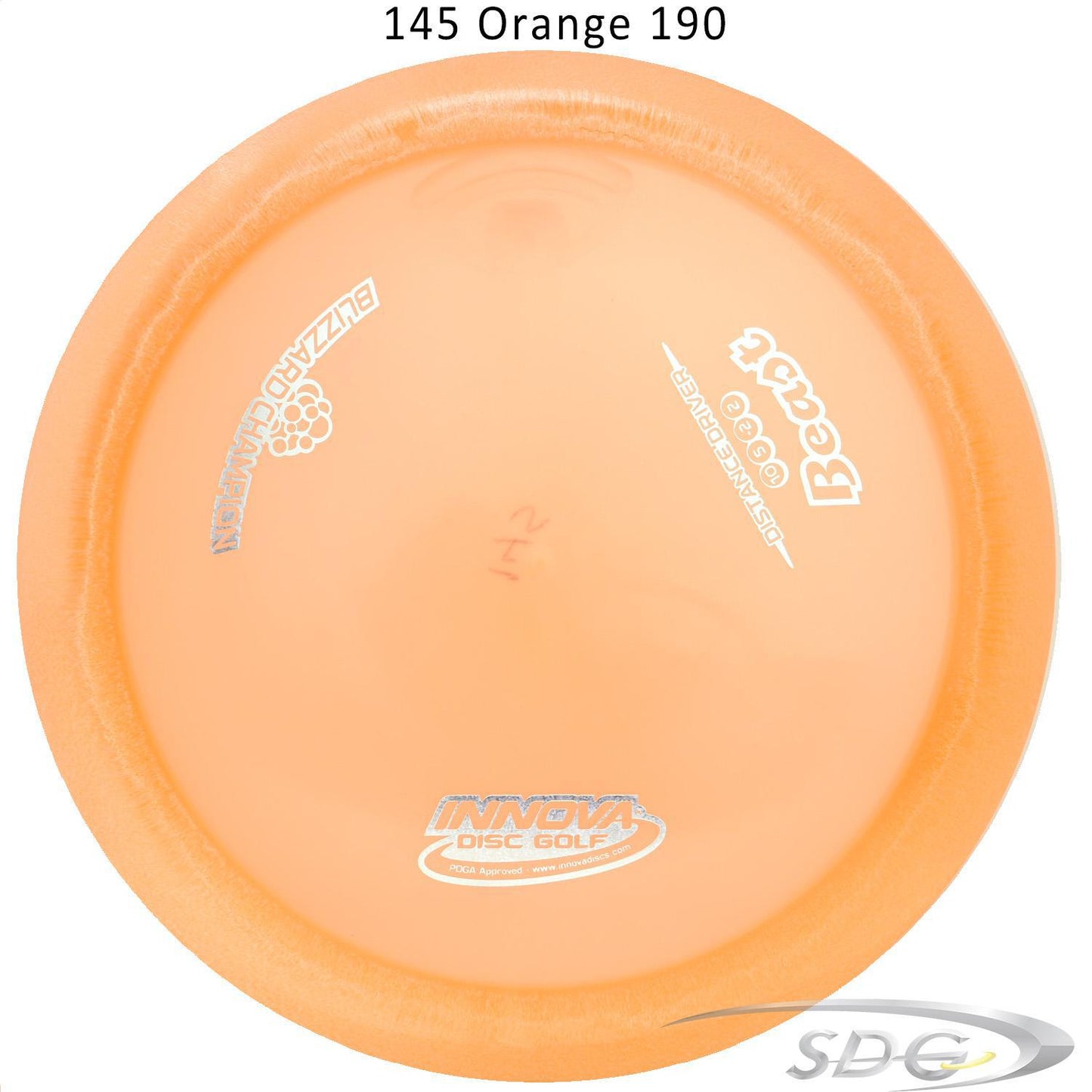 innova-blizzard-champion-beast-disc-golf-distance-driver 145 Orange 190