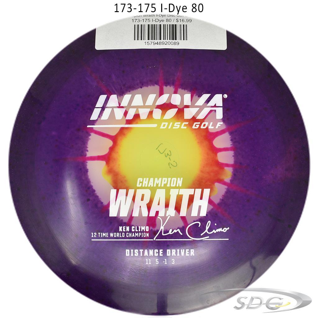 innova-champion-wraith-i-dye-disc-golf-distance-driver 173-175 I-Dye 80 