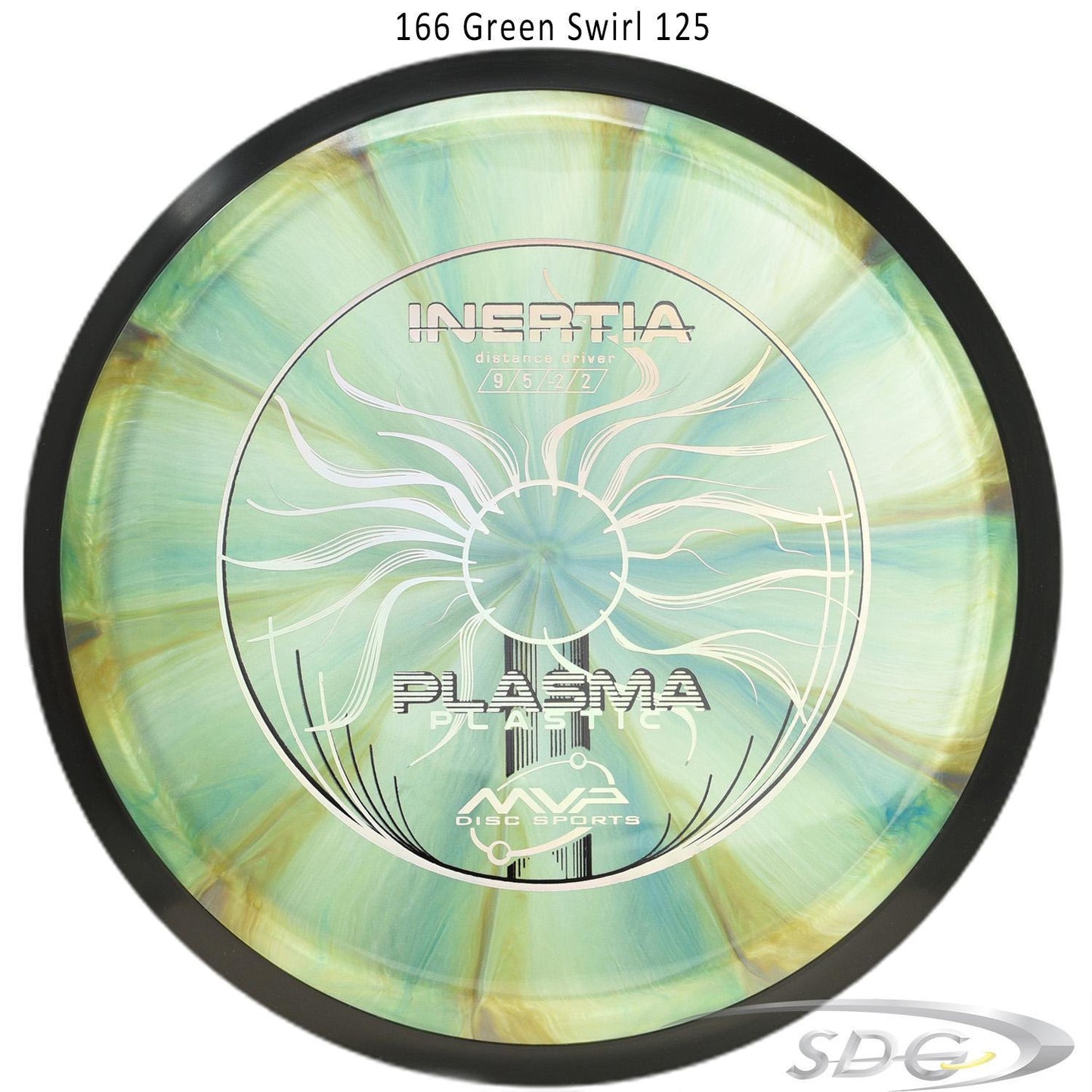 mvp-plasma-inertia-disc-golf-distance-driver 166 Green Swirl 125 