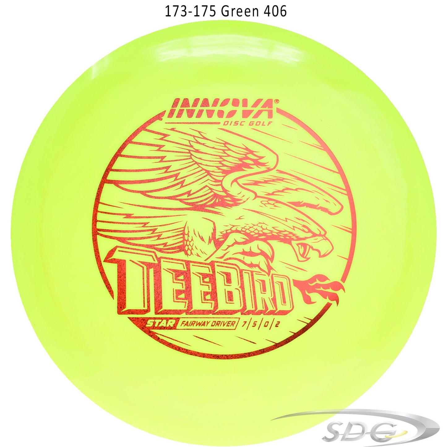 innova-star-teebird-disc-golf-fairway-driver 173-175 Green 406 