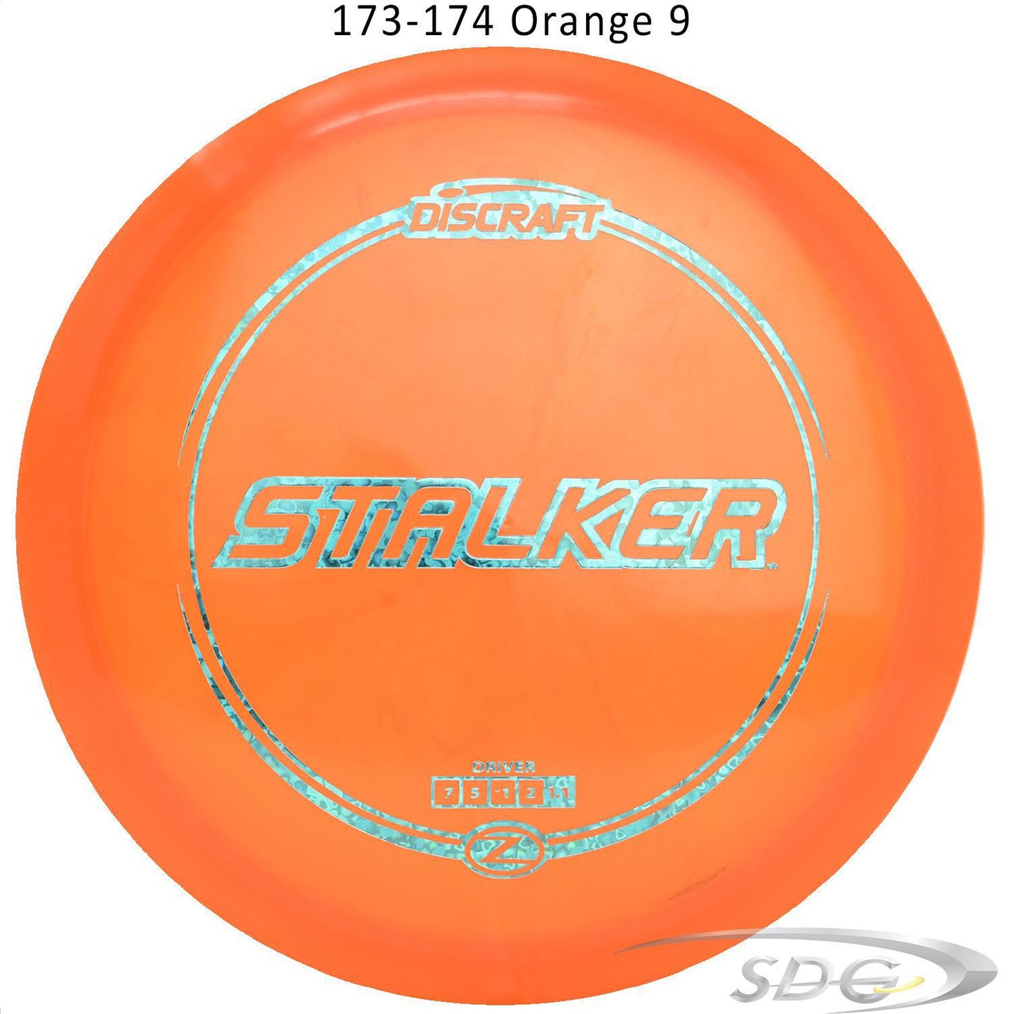 discraft-z-line-stalker-disc-golf-fairway-driver 173-174 Orange 9