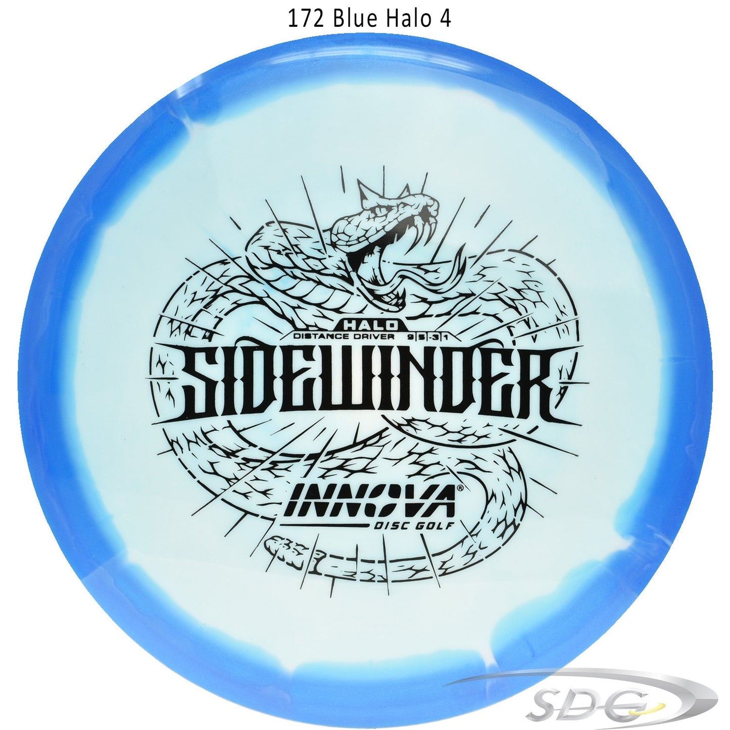 innova-halo-star-sidewinder-disc-golf-distance-driver 172 Blue Halo 4 