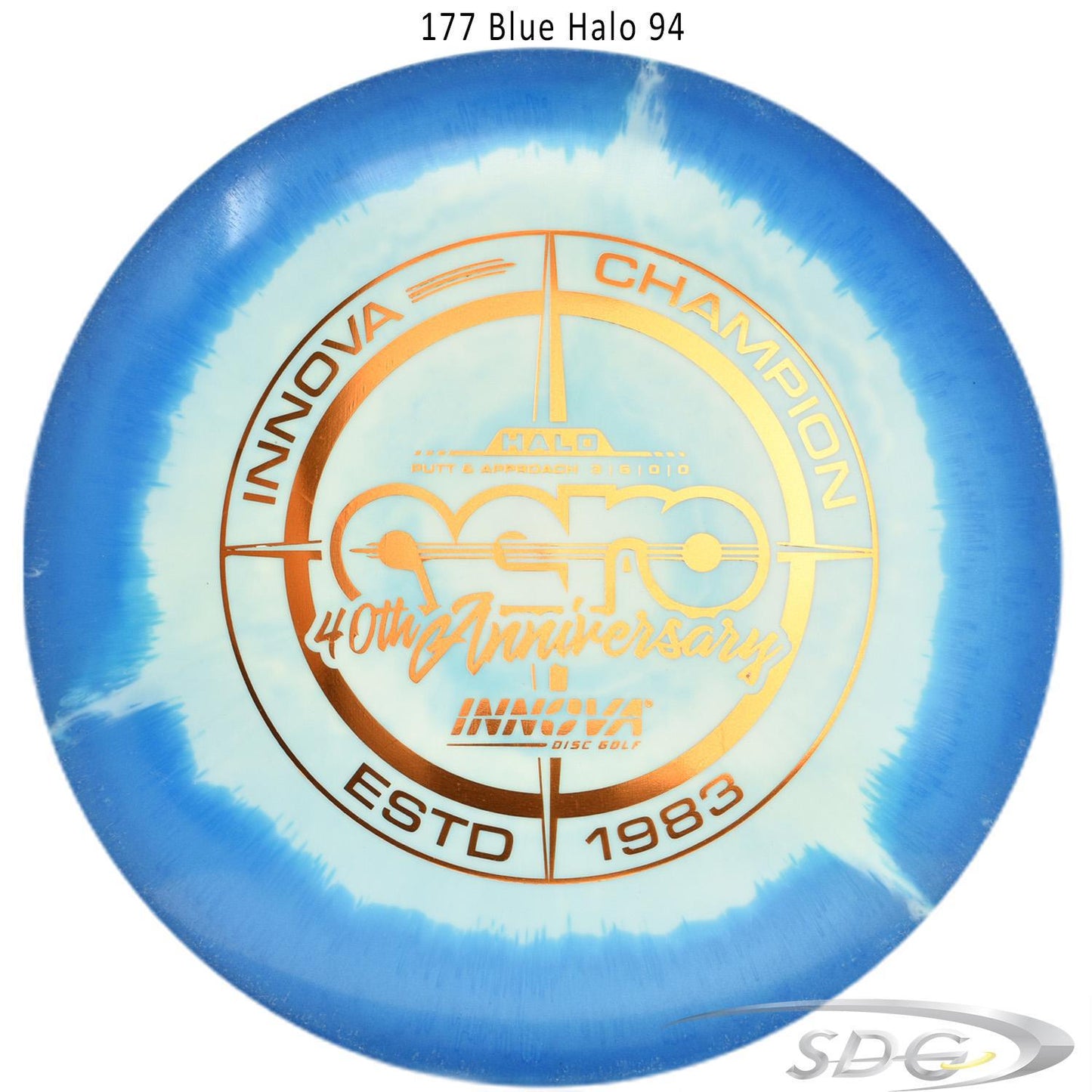 innova-halo-star-aero-40th-anniversary-le-disc-golf-putter 177 Blue Halo 94 
