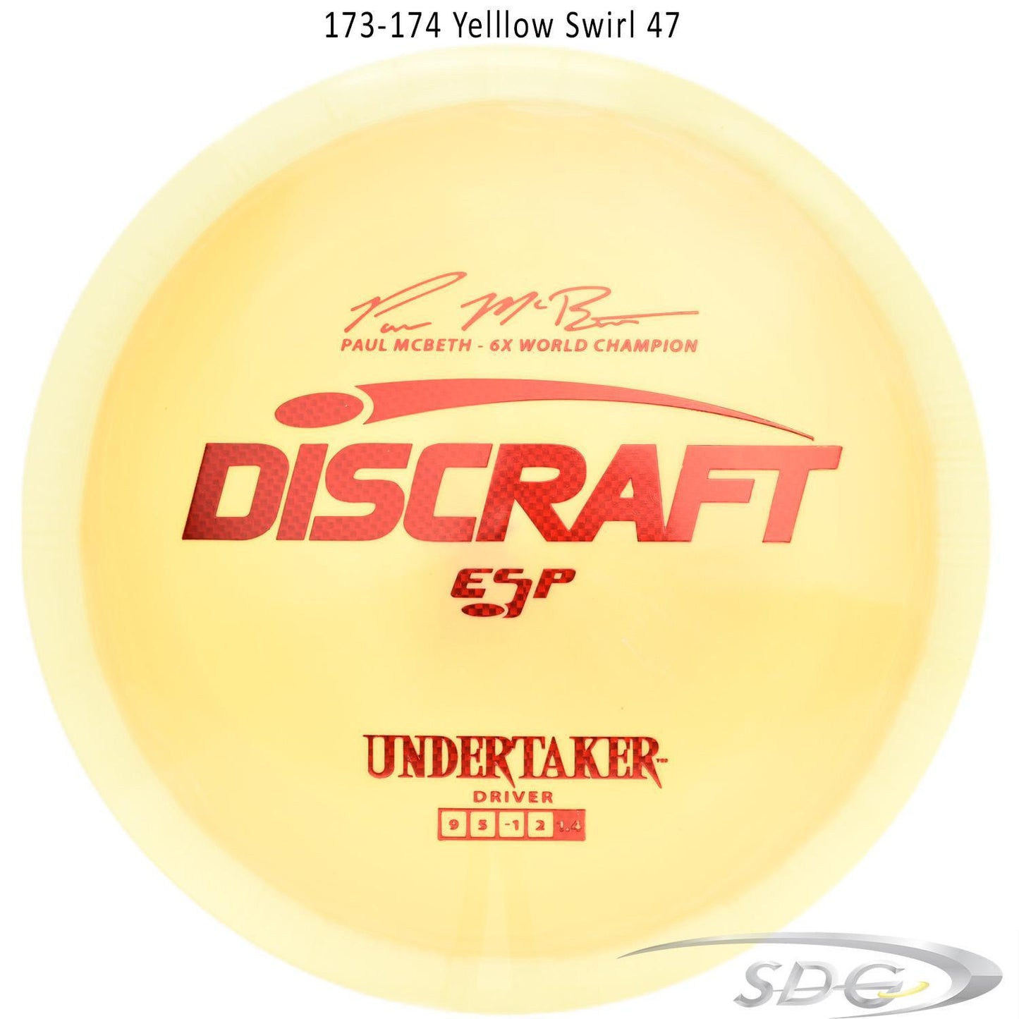 discraft-esp-undertaker-6x-paul-mcbeth-signature-series-disc-golf-distance-driver 173-174 Yellow 47