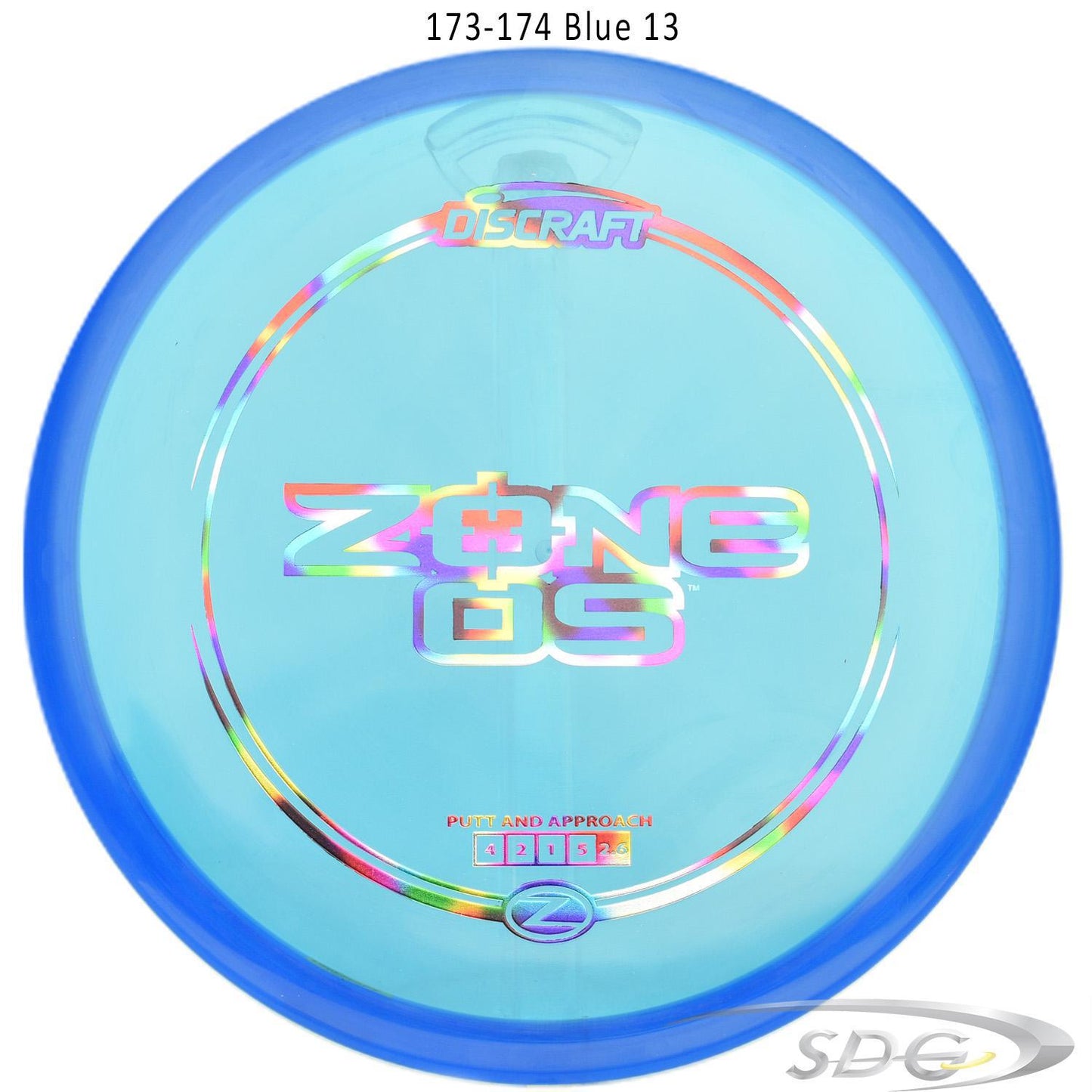 discraft-z-line-zone-os-disc-golf-putter 173-174 Blue 13