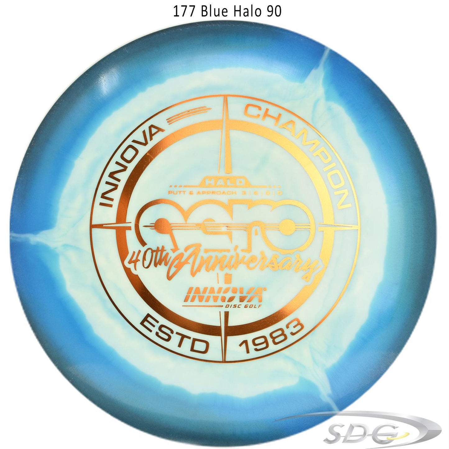 innova-halo-star-aero-40th-anniversary-le-disc-golf-putter 177 Blue Halo 90 