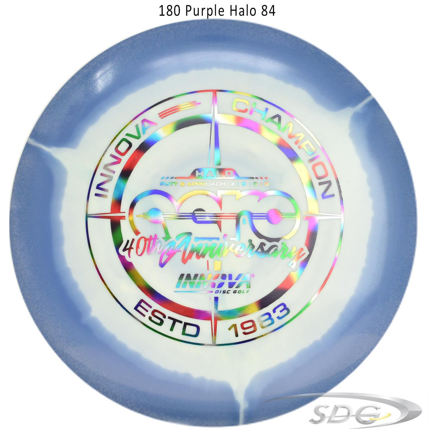 innova-halo-star-aero-40th-anniversary-le-disc-golf-putter 180 Purple Halo 84 