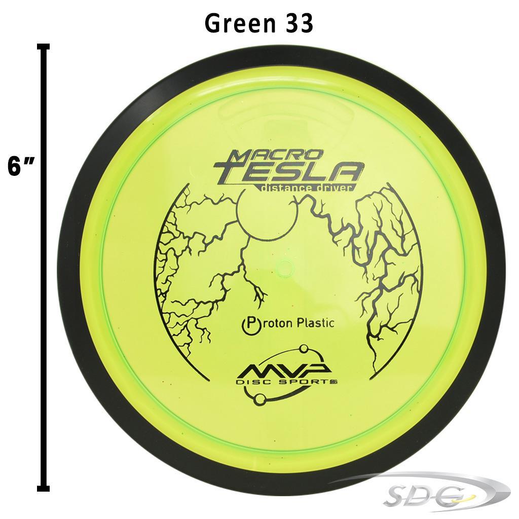 mvp-proton-tesla-macro-disc-golf-mini-marker Green 33 