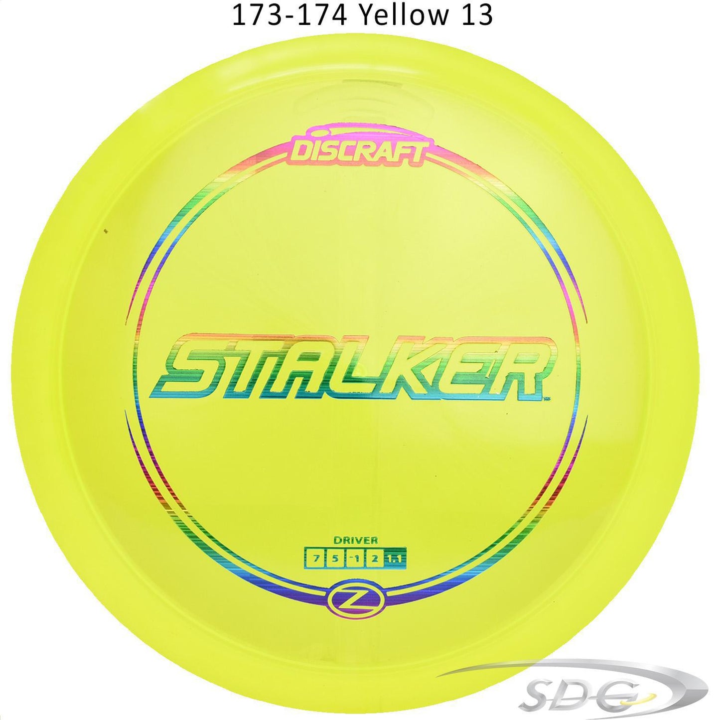 discraft-z-line-stalker-disc-golf-fairway-driver 173-174 Yellow 13