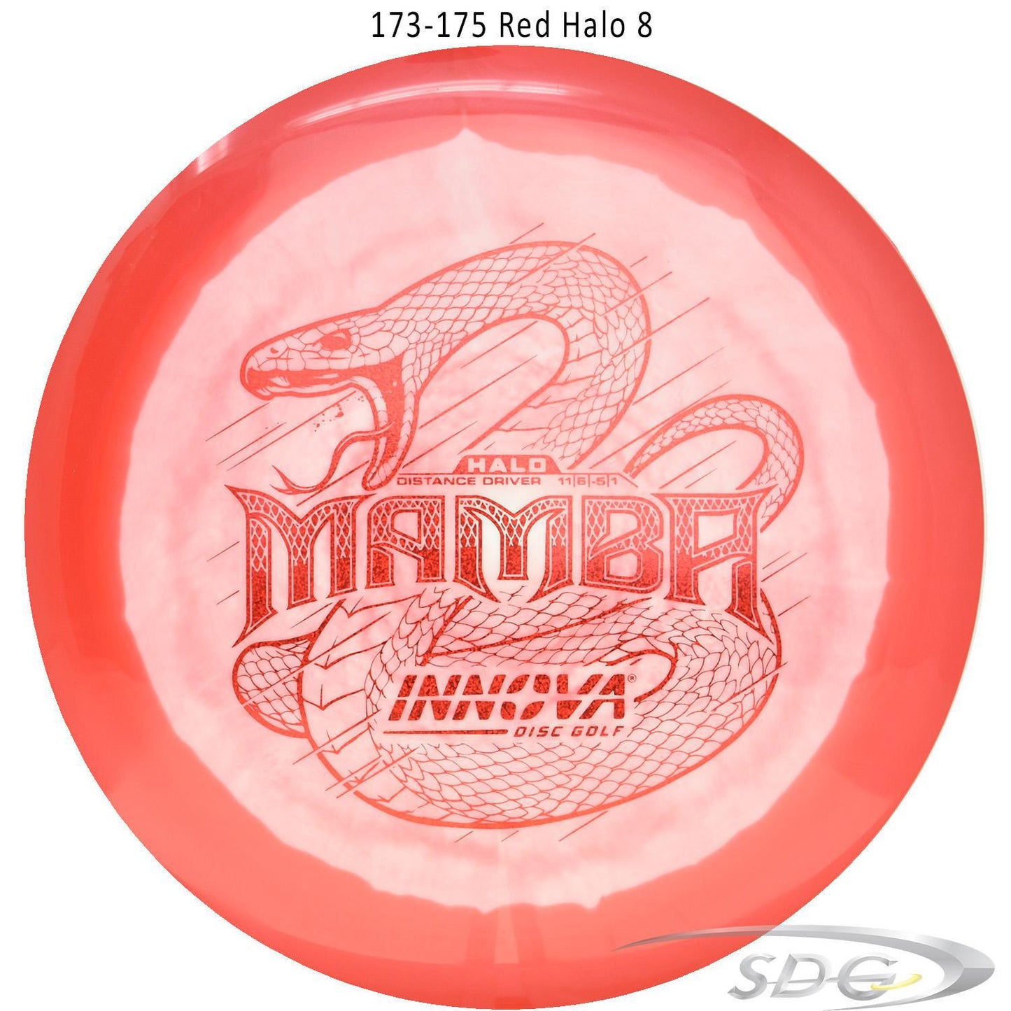 innova-halo-star-mamba-disc-golf-distance-driver 173-175 Red Halo 8 