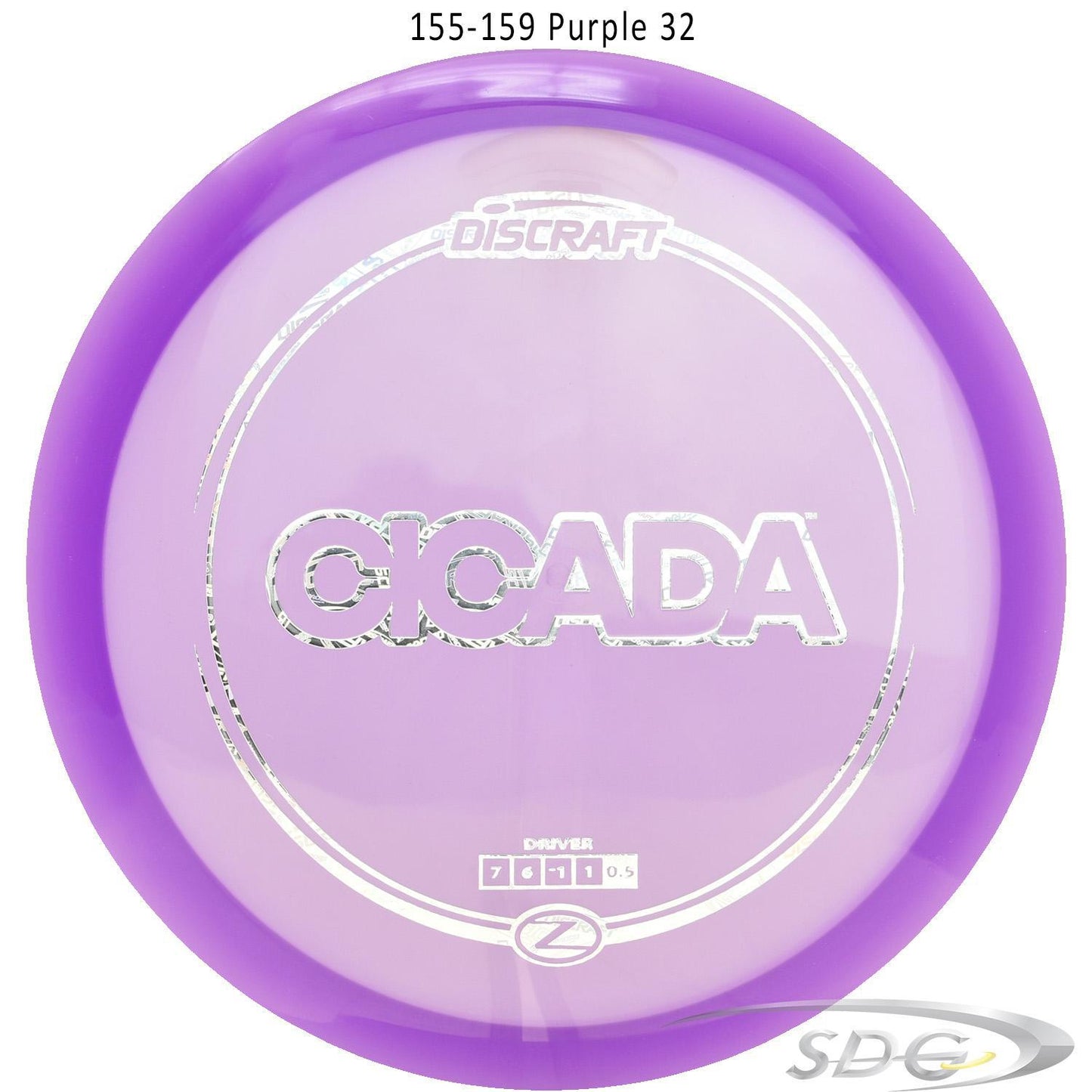 discraft-z-line-cicada-disc-golf-fairway-driver 155-159 Purple 32