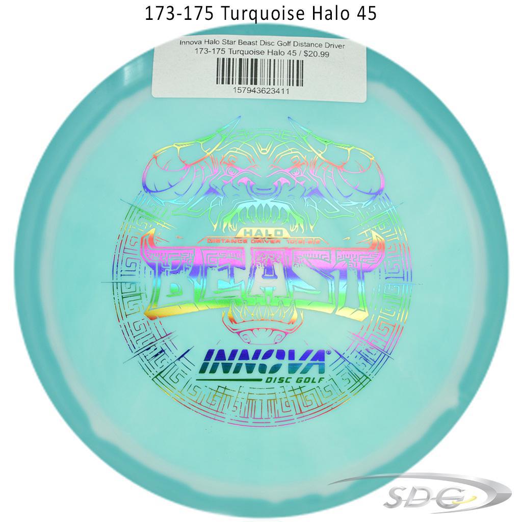 innova-halo-star-beast-disc-golf-distance-driver 173-175 Turquoise Halo 45