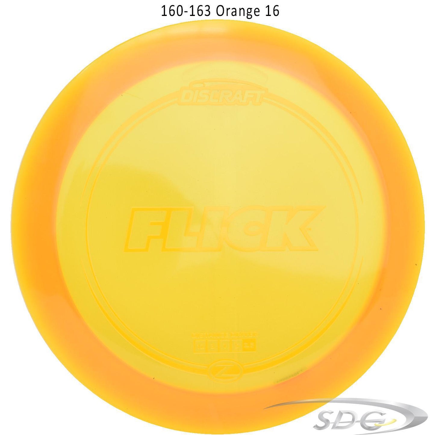 discraft-z-line-flick-disc-golf-distance-driver 160-163 Orange 16