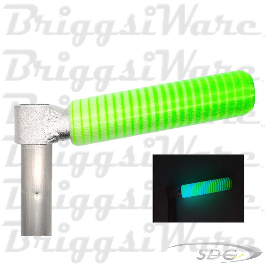 briggsiware-briggsigrip-cart-grips-faded-edition-zuca-cart-handles-disc-golf-accessories Faded Green to White Glow 