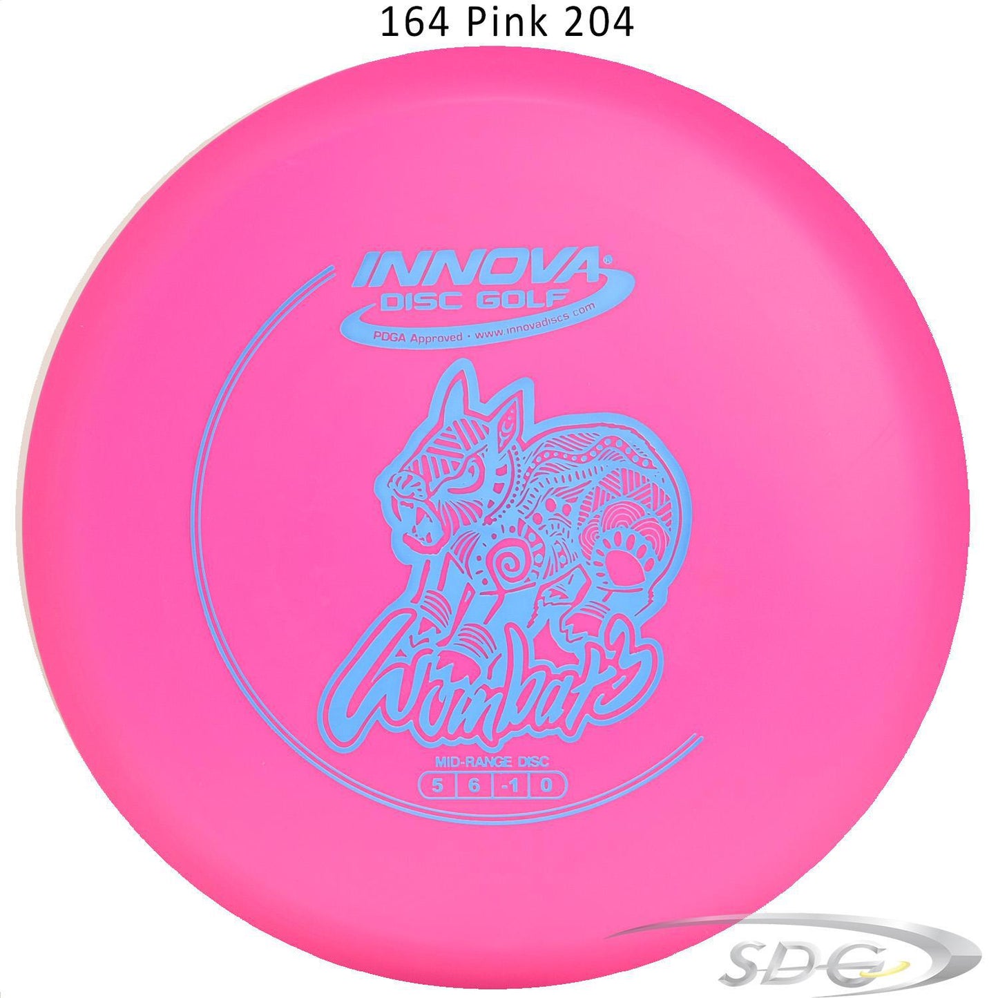 innova-dx-wombat3-disc-golf-mid-range 164 Pink 204 