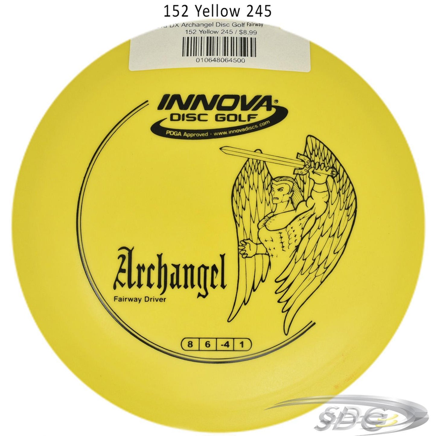 innova-dx-archangel-disc-golf-fairway-driver 152 Yellow 245 