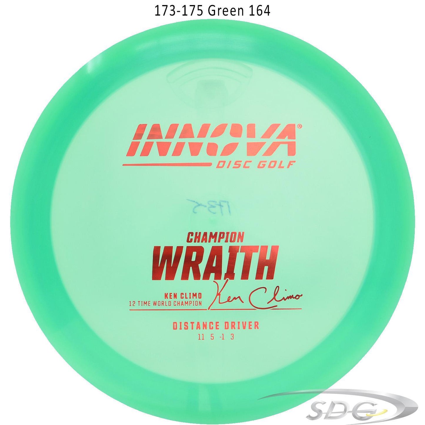 innova-champion-wraith-disc-golf-distance-driver 173-175 Green 164 