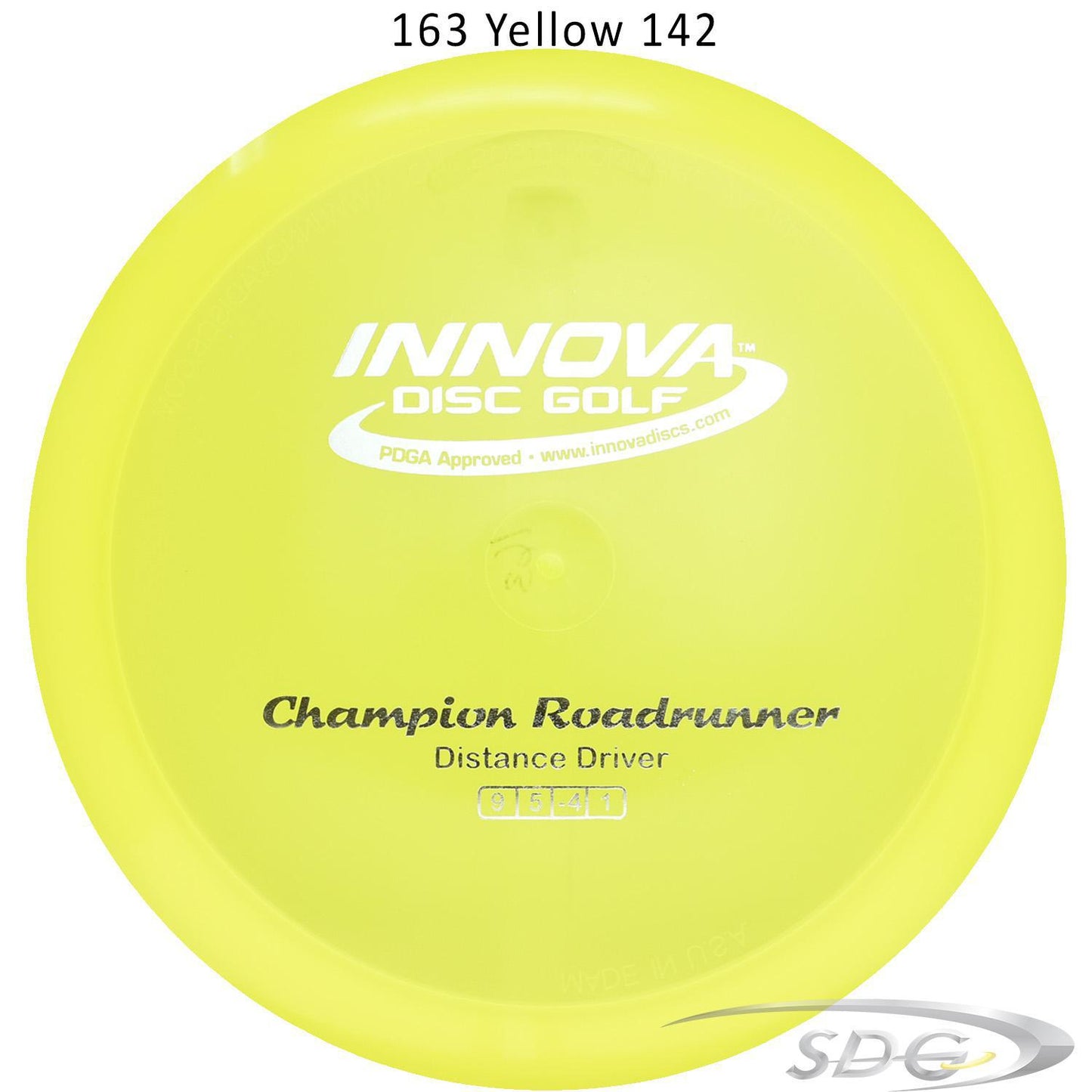innova-champion-roadrunner-disc-golf-distance-driver 163 Yellow 142 