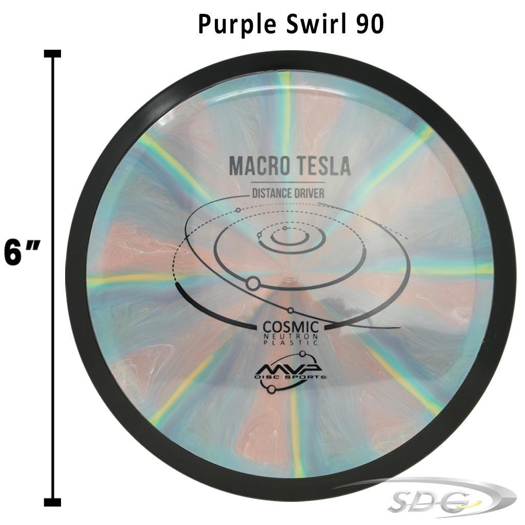 mvp-cosmic-neutron-tesla-macro-disc-golf-mini-marker Purple Swirl 90 