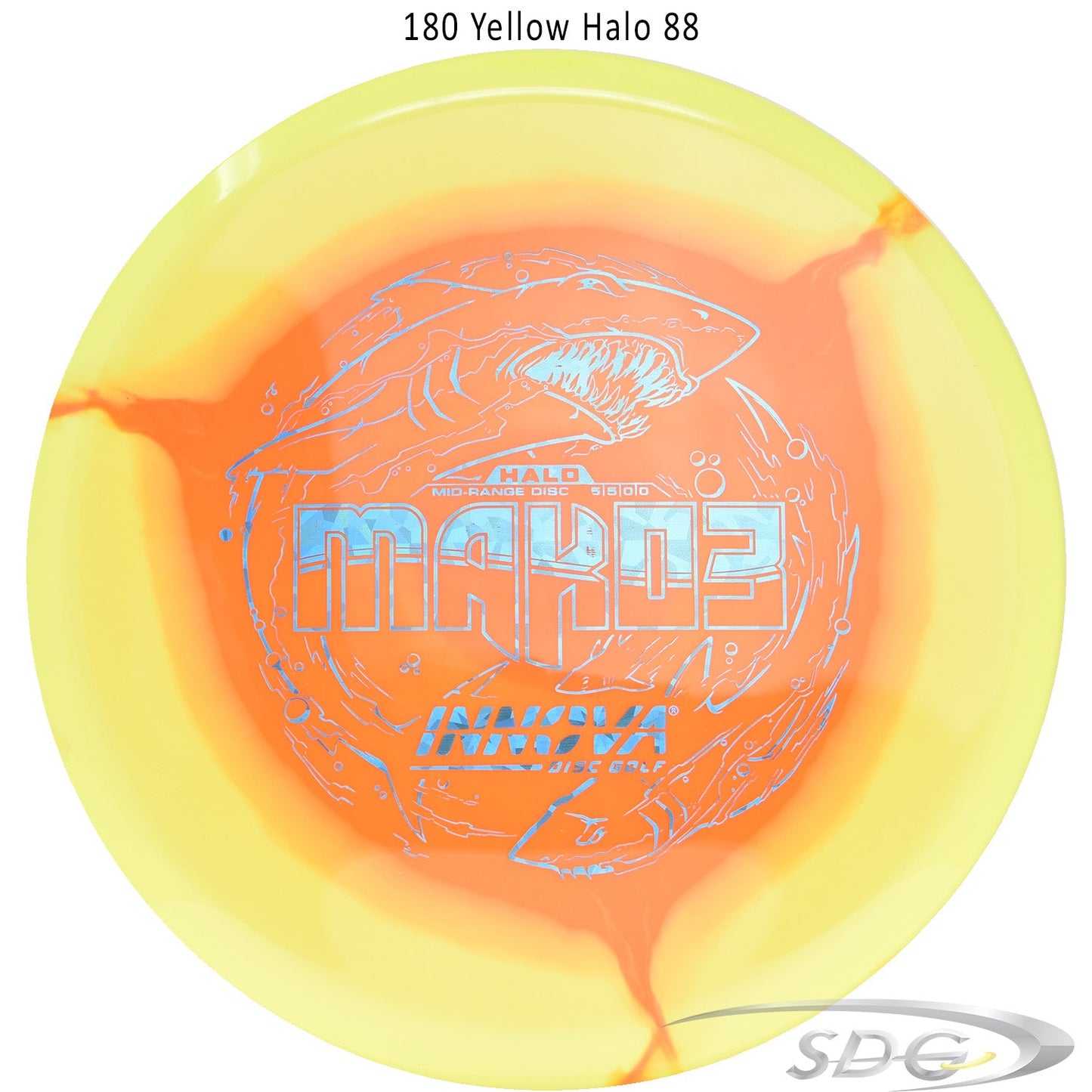 innova-halo-star-mako3-disc-golf-mid-range 180 Yellow Halo 88 