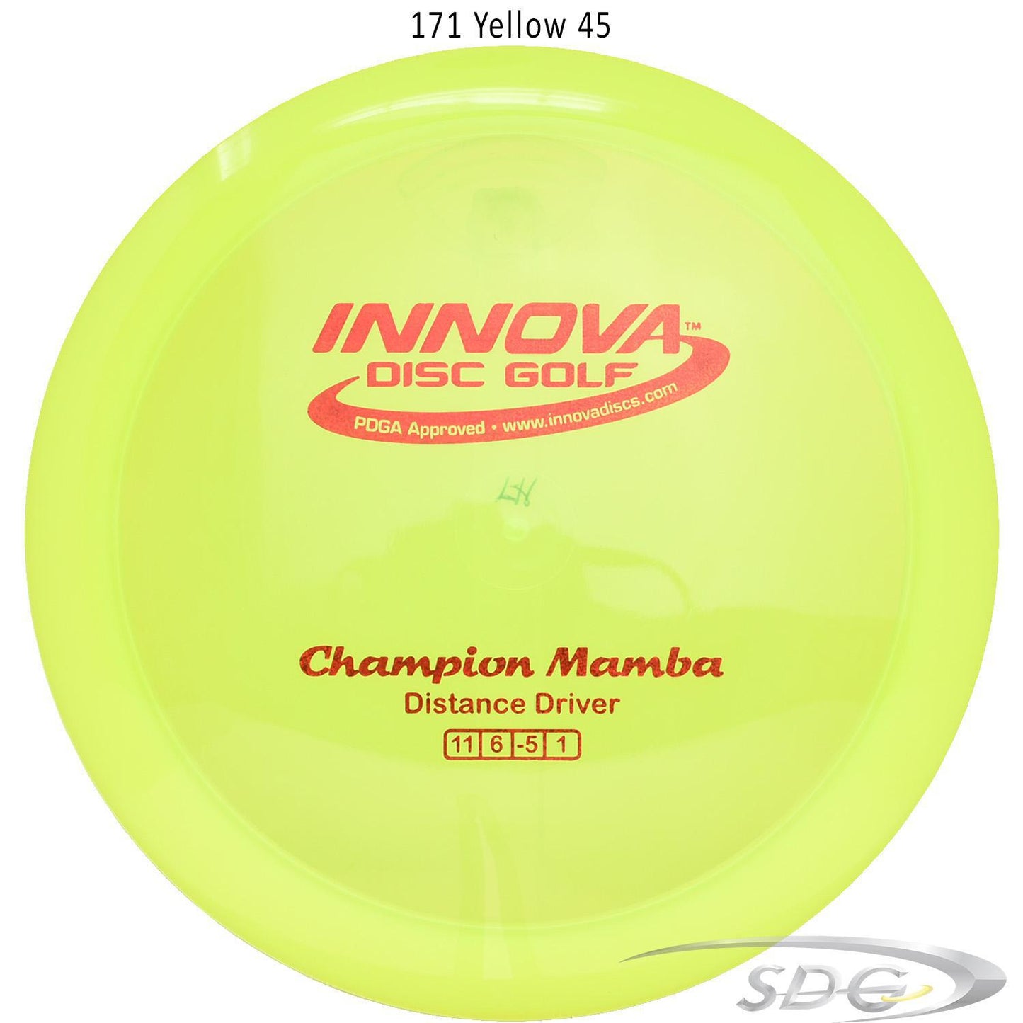 innova-champion-mamba-disc-golf-distance-driver 171 Yellow 45 