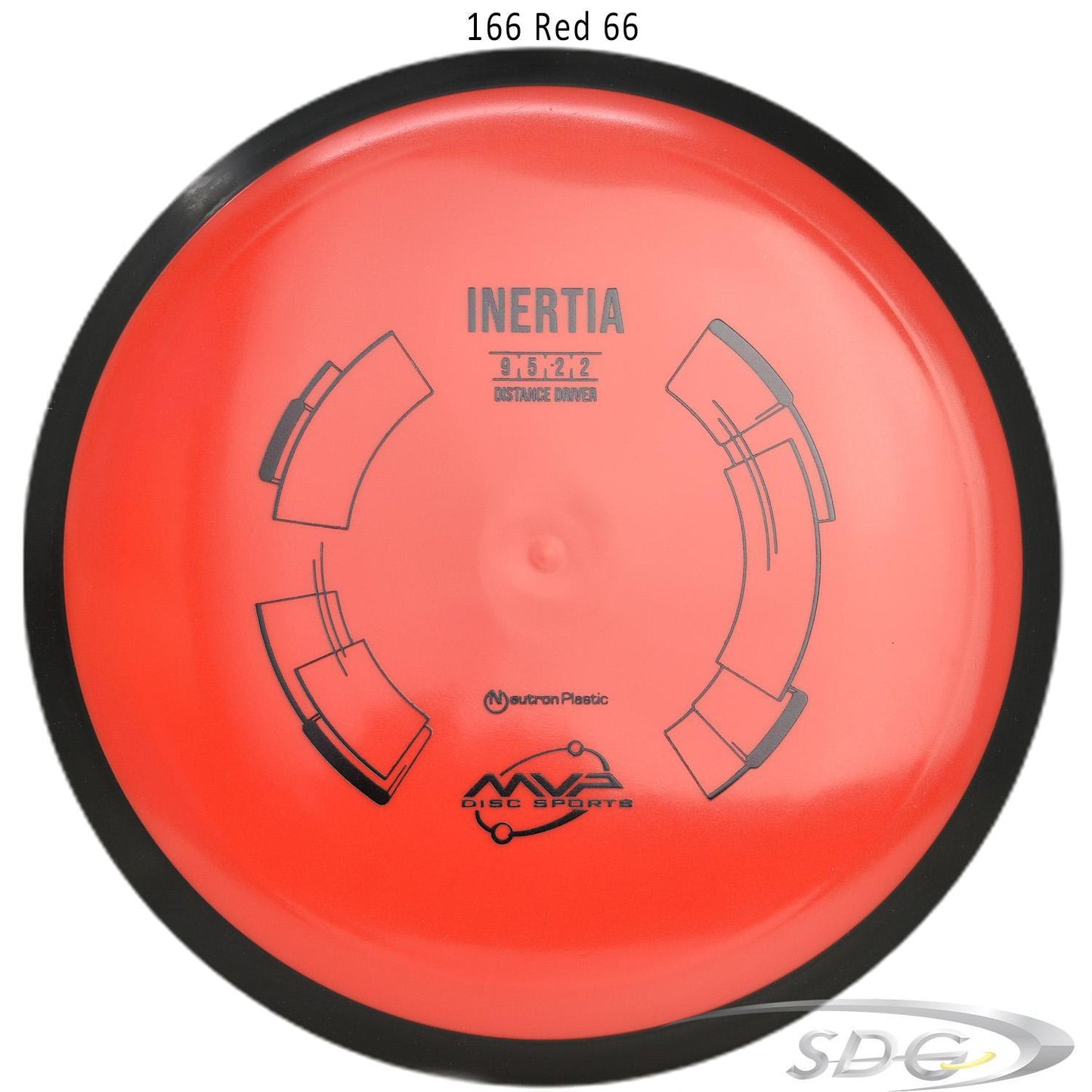 mvp-neutron-inertia-disc-golf-distance-driver 166 Red 66 