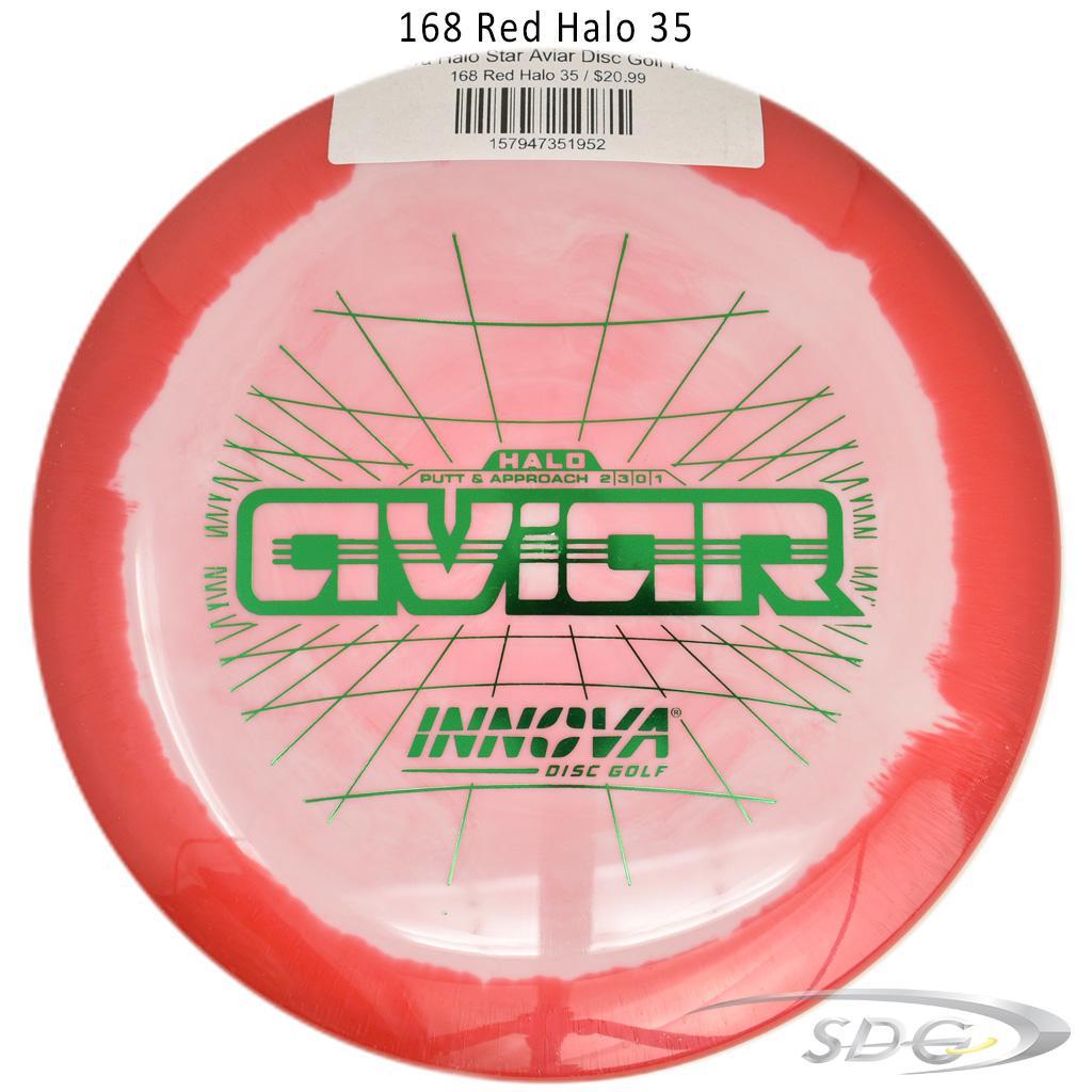 innova-halo-star-aviar-disc-golf-putter 168 Red Halo 35 