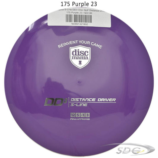 discmania-s-line-dd3-disc-golf-distance-driver 175 Purple 23 