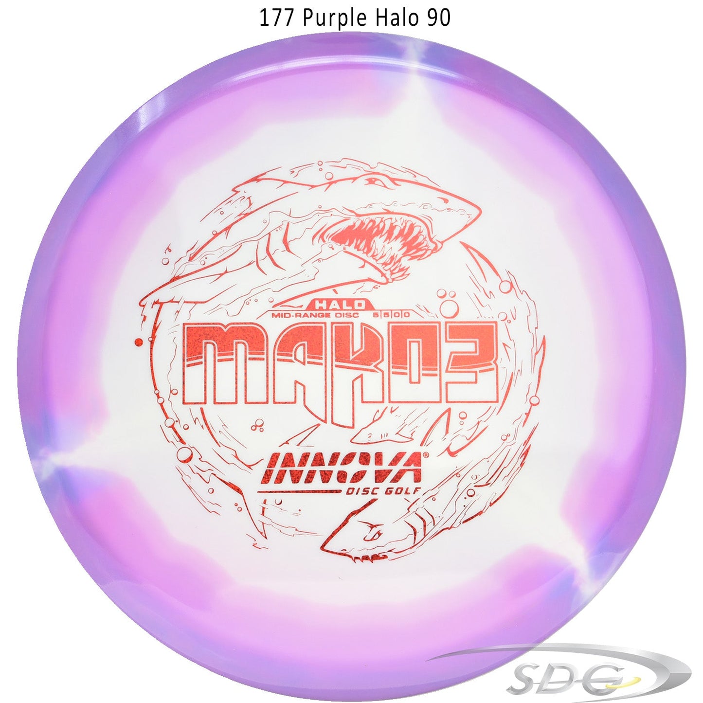 innova-halo-star-mako3-disc-golf-mid-range 177 Purple 90 
