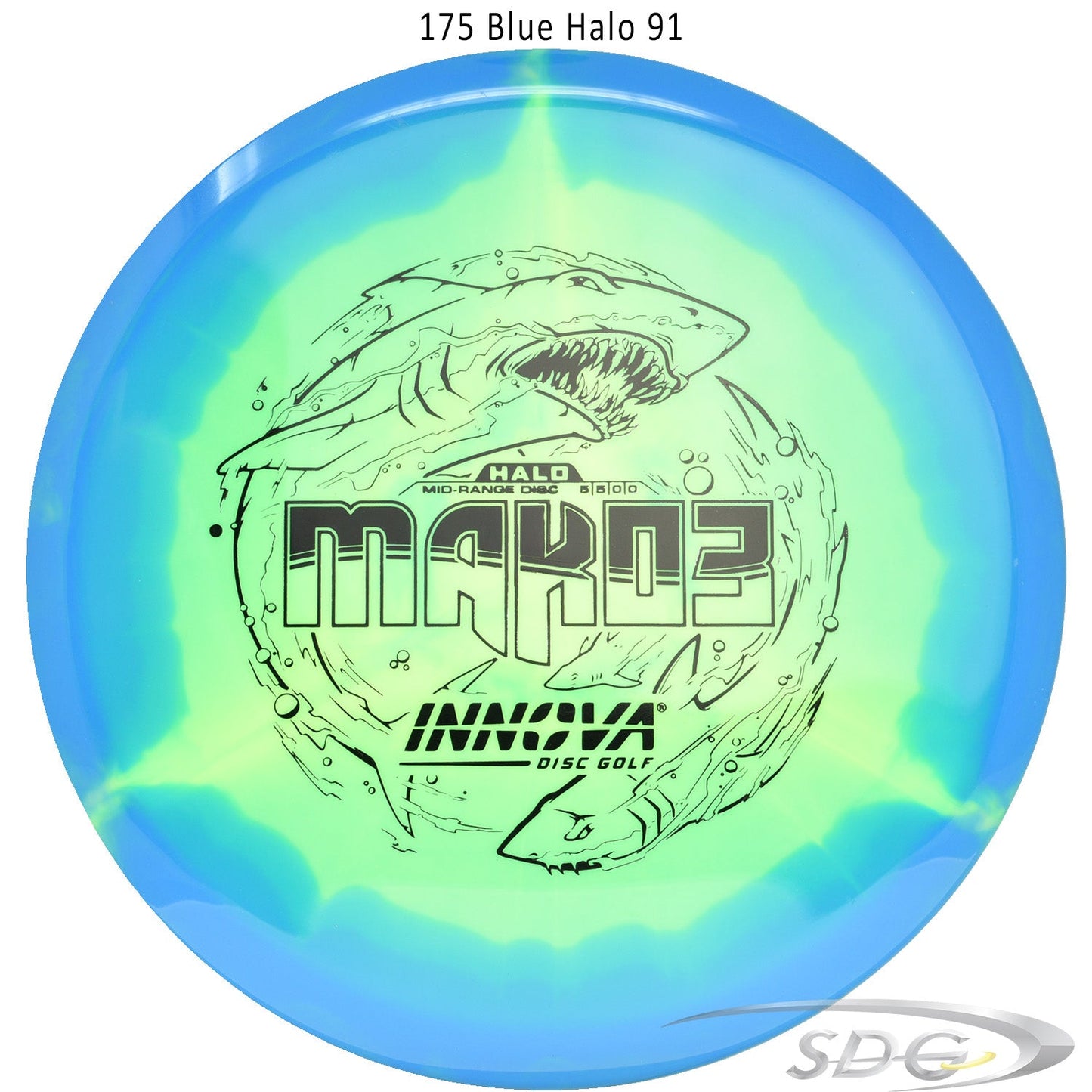 innova-halo-star-mako3-disc-golf-mid-range 175 Blue Halo 91 